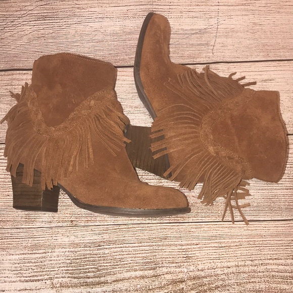 Sbicca vintage collection suede fringe booties - Picture 6 of 8